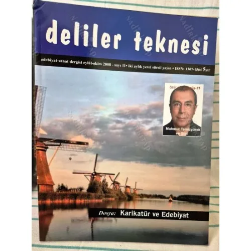 Deliler Teknesi 11 2008 Karikatür ve Edebiyat, Mahmut Temizyürek, Patoloji ve Şiir, Fethi Naci nin Eleştiri Dünyası, Edebiyat Dergileri