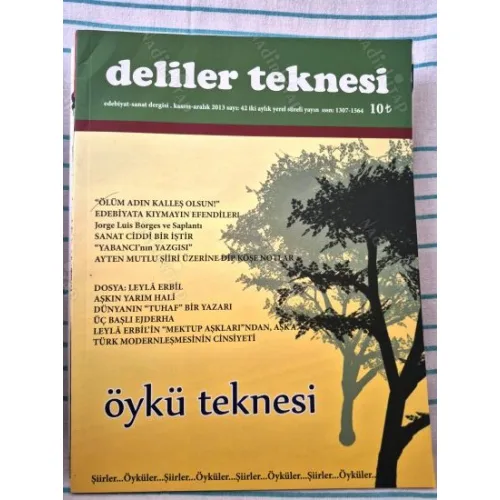 Deliler Teknesi 42 2013 borges ve saplantı, Leyla Erbil, Alice Munro Noobel, Söyleşi Ayten Mutlu