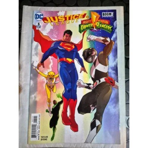 DC Justice League / Power Rangers # 5 of 6 (Cover Artist Karl Kerschl)