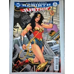DC Justice League # 2 of 43 DC Universe Rebirth / Series Vol. 3 2016 - 2018 (Cover Artist Yanick Paquette Variant, Comicare)