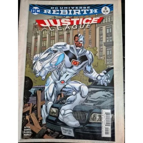 DC Justice League # 5 of 43 DC Universe Rebirth / Series Vol. 3 2016 - 2018 (Cover Artist Yanick Paquette Variant)