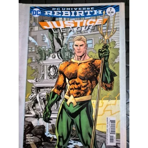DC Justice League # 7 of 43 DC Universe Rebirth / Series Vol. 3 2016 - 2018 (Cover Artist Yanick Paquette Variant)