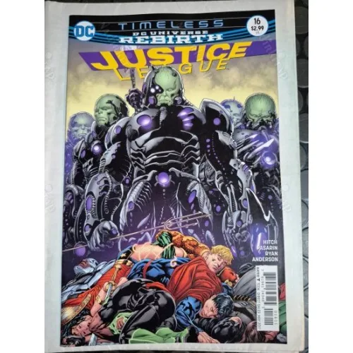 DC Justice League # 16 of 43 DC Universe Rebirth / Series Vol. 3 2016 - 2018 ( Cover Penciller Fernando Pasarin, Comicare)