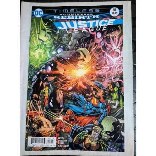 DC Justice League # 18 of 43 DC Universe Rebirth / Series Vol. 3 2016 - 2018 (Cover Penciller Fernando Pasarin)