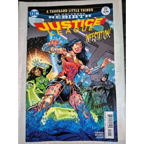 DC Justice League # 22 of 43 DC Universe Rebirth / Series Vol. 3 2016 - 2018 (Cover Penciller Paul Pelletier)