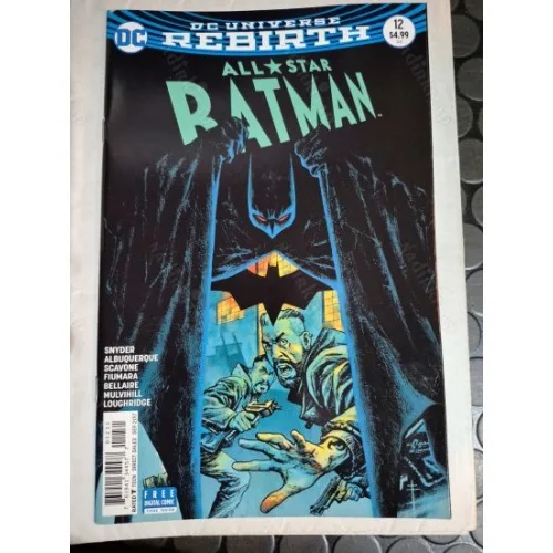 DC Batman All - Star # 12 of 14 DC Universe Rebirth (Cover Artist Sebastián Fiumara Variant)