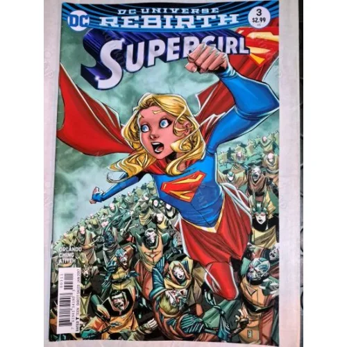DC SuperFirl # 3 of 42 DC Universe Rebirth Series Vol. 7 2016 - 2020 (Cover Brian Ching)