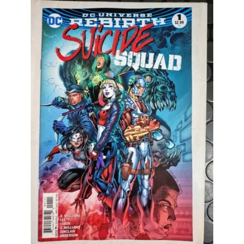 DC DC UNIVERSE Rebirth Suicide Squad Vol 5 * 1 of 50 (Cover Artist Jim Lee)