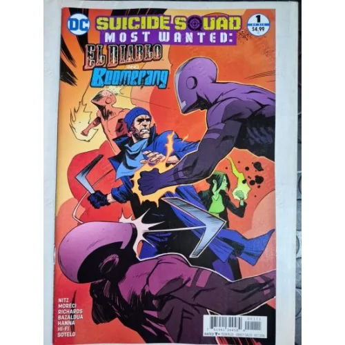 DC Suicide Squad Most Wanted: El Diablo # 1 of 6 (Cover Mike Huddleston Variant)