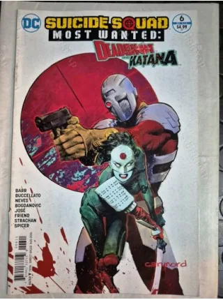 DC Suicide Squad Most Wanted: Deadshot and Katana # 6 of 6 (Cover Artist Cary Nord)
