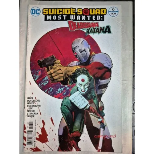DC Suicide Squad Most Wanted: Deadshot and Katana # 6 of 6 (Cover Artist Cary Nord)