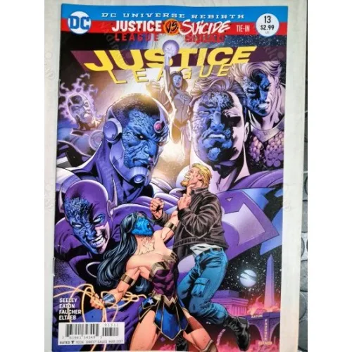 DC Justice League # 13 of 43 DC Universe Rebirth / Series Vol. 3 2016 - 2018 ( Cover Scot Eaton)