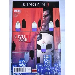 MARVEL CIVIL WAR II * Kingpin # 3 of 4 (Cover Artist Aaron Kuder, Comicare)