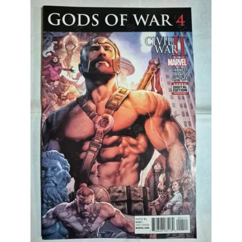 MARVEL CIVIL WAR II * Gods of War # 4 of 4 (Cover Artist Jay Anacleto)