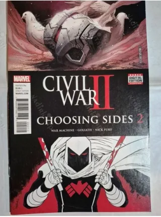 MARVEL CIVIL WAR II * Choosing Sides # 2 of 6 (Cover Artist Declan Shalvey)