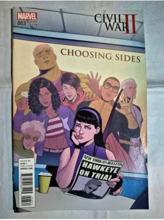 MARVEL CIVIL WAR II * Choosing Sides # 3 of 6 (Cover Jamie McKelvie Variant)