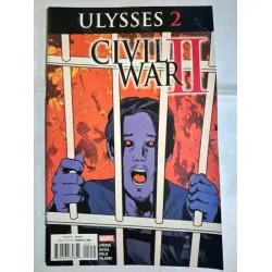 MARVEL CIVIL WAR II * Ulysses # 2 of 3 (Cover Artist Francesco Francavilla) Marvel Tanıtım Bröşürü