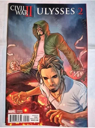 MARVEL CIVIL WAR II * Ulysses # 2 of 3 (Cover Stefano Caselli Variant) Marvel Tanıtım Bröşürü