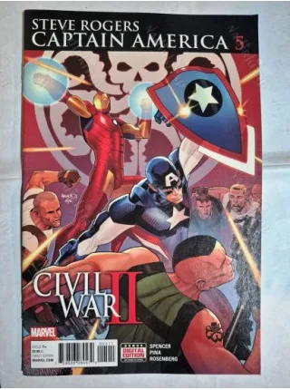 MARVEL Captain America: Steve Rogers # 5 of 19 (Cover Artist Paul Renaud)