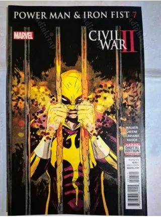 MARVEL Power Man and Iron Fist # 7 of 15 * Series Vol. 3 2016 - 2017 (Cover Artist Sanford Greene)
