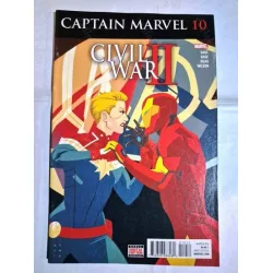MARVEL CIVIL WAR II * Captain Marvel # 10 of 10 * Series Vol. 8 2016 (Cover Artist Kris Anka)