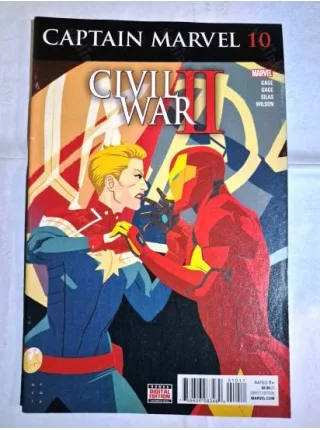 MARVEL CIVIL WAR II * Captain Marvel # 10 of 10 * Series Vol. 8 2016 (Cover Artist Kris Anka)