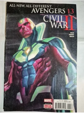 MARVEL CIVIL WAR II * All-New, All-Different Avengers # 13 of 15 * Series Vol. 8 2016 (Cover Artist Alex Ross)