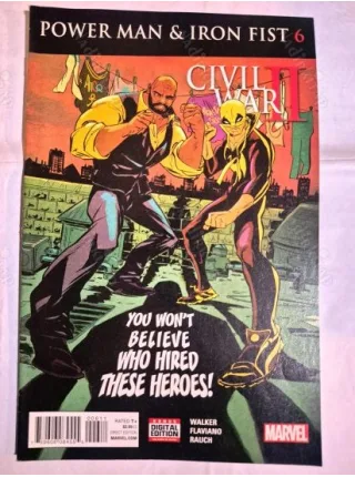 MARVEL Power Man and Iron Fist # 6 of 15 * Series Vol. 3 2016 - 2017 (Cover Artist Sanford Greene)