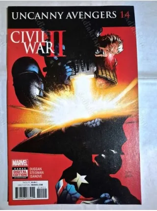 MARVEL CIVIL WAR II * Uncanny Avengers # 14 of 30 * Series Vol. 3 2015 - 2017 (Cover Artist Ryan Stegman)