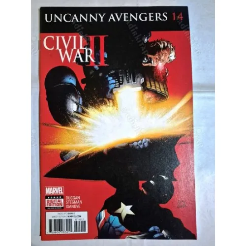 MARVEL CIVIL WAR II * Uncanny Avengers # 14 of 30 * Series Vol. 3 2015 - 2017 (Cover Artist Ryan Stegman)