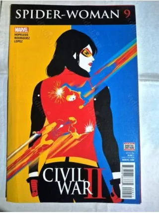MARVEL Spider-Woman # 9 of 17 * Series Vol. 6 2015 - 2017 (Cover Artist Javier Rodríguez)