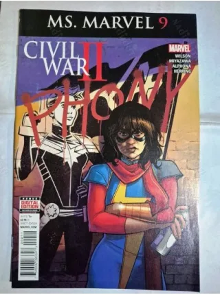 MARVEL Ms. Marvel # 9 of 38 * Series Vol. 4 2015 - 2019 (Cover Artist Cameron Stewart)