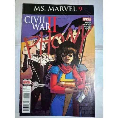 MARVEL Ms. Marvel # 9 of 38 * Series Vol. 4 2015 - 2019 (Cover Artist Cameron Stewart)