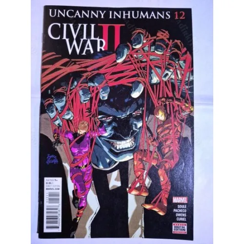 MARVEL Uncanny Inhumans # 12 of 20 (Cover Artist Ryan Stegman)