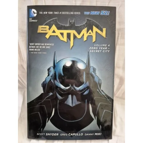 DC Batman Vol. 4: Zero Year - Secret City TP HC (Cover Artist Greg Capullo, Ciltli,Şömizli)