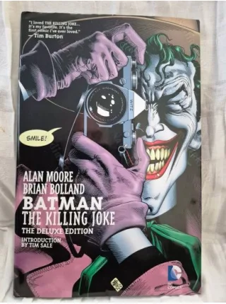DC Batman: The Killing Joke HC (Cover Artist Brian Bolland, Ciltli,Şömizli, Deluxe Edition 10th)