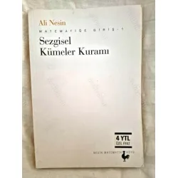 Sezgisel Kümeler Kuramı- Matematiğe Giriş 1 Sezgisel Kümeler Kuramı- Matematiğe Giriş 1