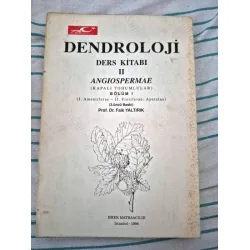 DENDROLOJİi Ders Kitabı 2 - Angıospermae (Kapalı Tohumlular) Bölüm 1