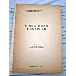 Kireç Ocağı Hesapları * Türkiye Şeker Fabrikaları Yayınları Kireç Ocağı Hesapları * Türkiye Şeker Fabrikaları Yayınları
