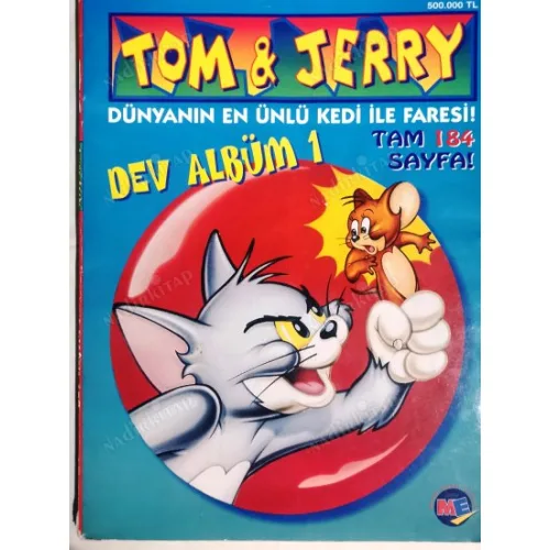 TOM & JERRY Dev Albüm 1 (6 sayı 184 Sayfa Büyük Boy, Kuşe Baskı)