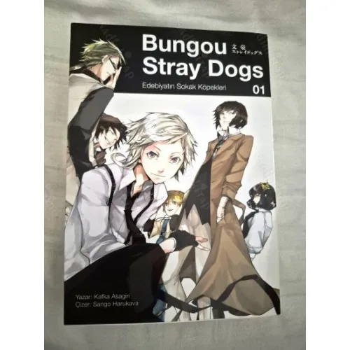 MANGA Bungou Stray Dogs 1. Cilt Edebiyatın Sokak Köpekleri (Şömizli)