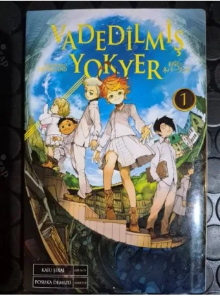 Manga Vadedilmiş Yokyer Şömizli 1. Cilt (The Promised Neverland)