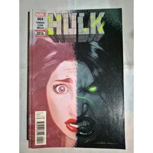 MARVEL Hulk # 4 of 11 * Series Vol. 4 2016 - 2017 (Cover Artist Jeff Dèkal)