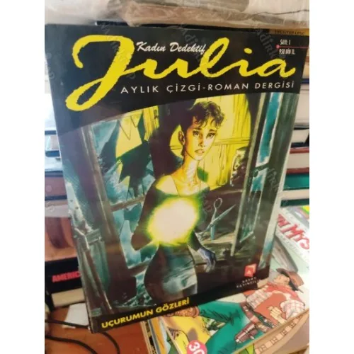 Kadın Dedektif Julia Sayı 1 * Uçurumun Gözleri * Tam Macera (Aksoy 15 Sayılık Sei)