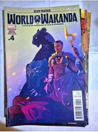 MARVEL Black Panther World of Wakanda # 4 of 6 (Cover Artist Brian Stelfreeze)