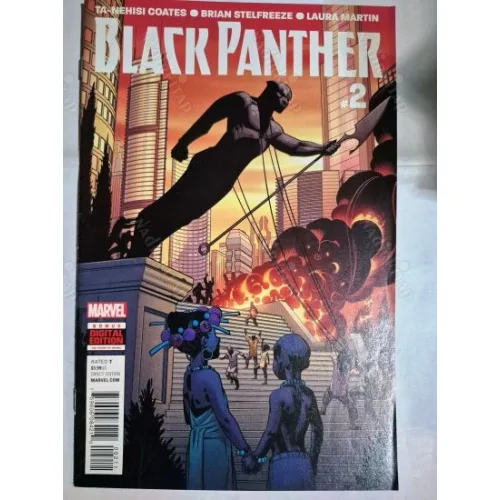 MARVEL Black Panther # 2 of 18 (Cover Artist Brian Stelfreeze * Series Vol. 6 2016 - 2018)
