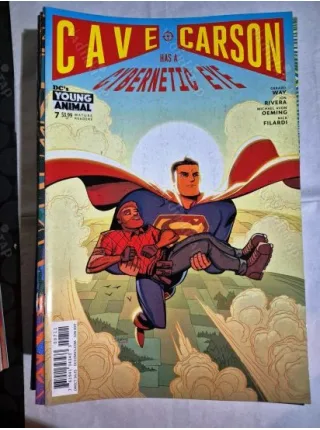 MARVEL /Cave Carson Has a Cybernetic Eye # 7 of 12 (Cover Artist Michael Avon Oeming)