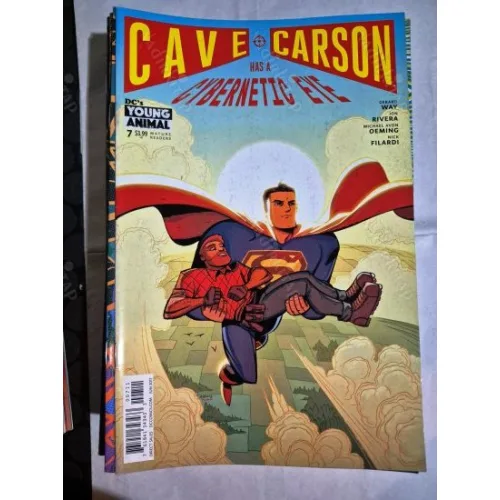 MARVEL /Cave Carson Has a Cybernetic Eye # 7 of 12 (Cover Artist Michael Avon Oeming)