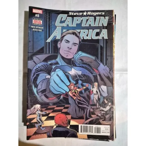 MARVEL Captain America: Steve Rogers # 8 of 19 (Cover Artist Elizabeth Torque)