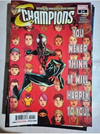 MARVEL Champions # 24 of 27 (Series Vol 2 2016-2018 Cover Artist Sean Izaakse)